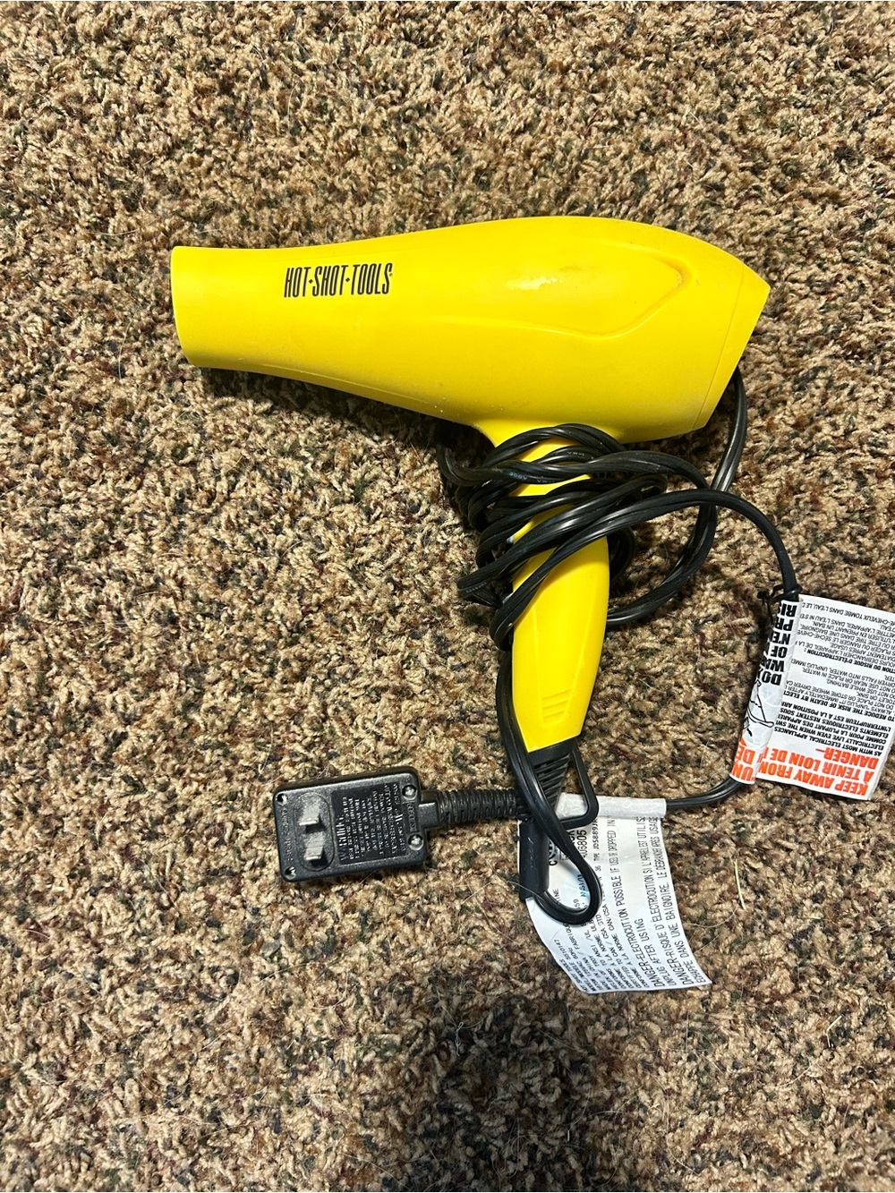 Yellow Standard Hair Dryer